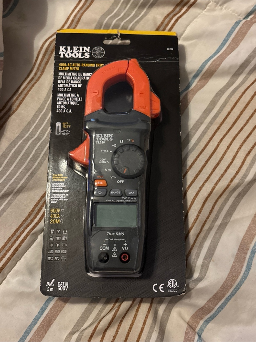 True RMS Clamp Meter - Orange/Black - Picture 5 of 8